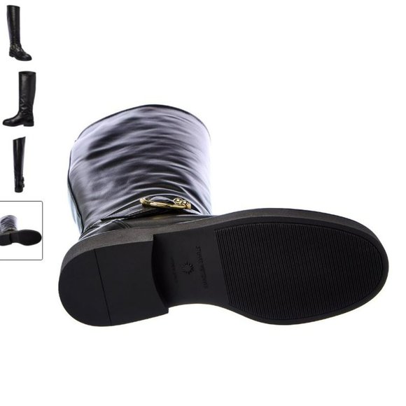 NWT Stuart Weitzman Luxering Leather Knee-High Riding Boot 7.5 (fit like 8/8.5) - Picture 4 of 5